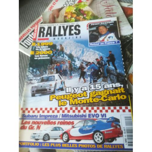 Rallyes Magazine 85 De 2000 Nicolas,Guide Wrc,Jean Joseph,Subaru Impreza,Mitsubishi Lancer Evo 6 Gr N,Fiat Punto Rally