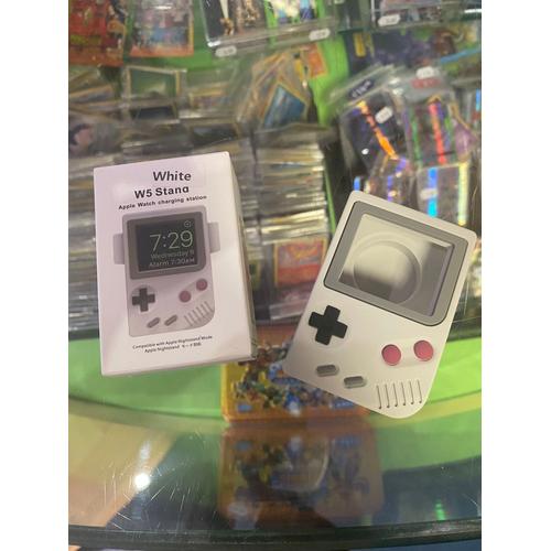 Game Boy White W5 Stand Apple Watch Charging Station Pour Montre Connectée