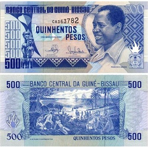 Billet Guinée-Bissau 500 Pesos