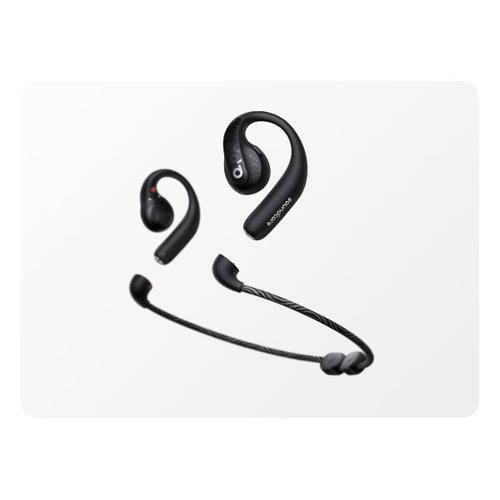Écouteurs Bluetooth Open Ear, Écouteurs sans Fil,Soundcore AeroFit Pro by Anker Confort Optimal, Ajustement sûr, Ergonomiques, Son Riche avec LDAC, Bluetooth 5.3, IPX5, 46 Heures de Lecture, App