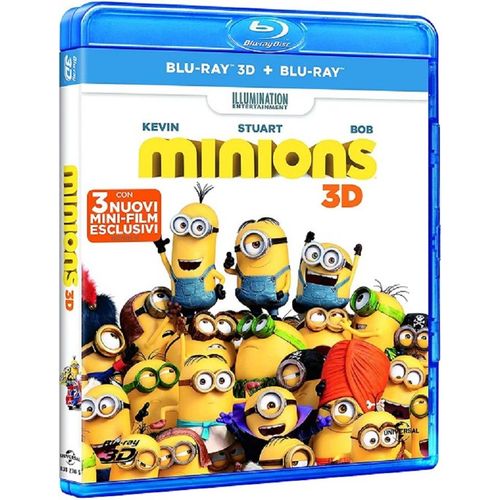 Les Minions 3d (Blu-Ray 3d + Blu-Ray) + 3 Mini Films