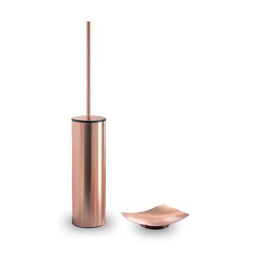 SET D'ACCESSOIRES POUR BIDET ET WC EN ACIER ET CUIVRE À POSER | COPPER