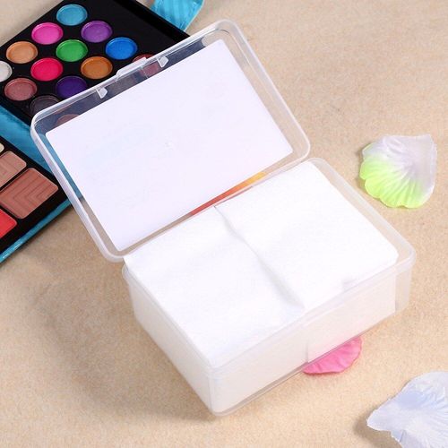 150 Pieces/Boîte Pur Coton Tampons Faciaux Tampons Dissolvant Cosmetique Maquillage Coton Vernis À Ongles Nettoyant Soins De La Peau Lingettes Papier Coton Tampons 