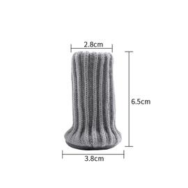 4 pièces chaise jambe chaussettes tissu Protection de sol tricot