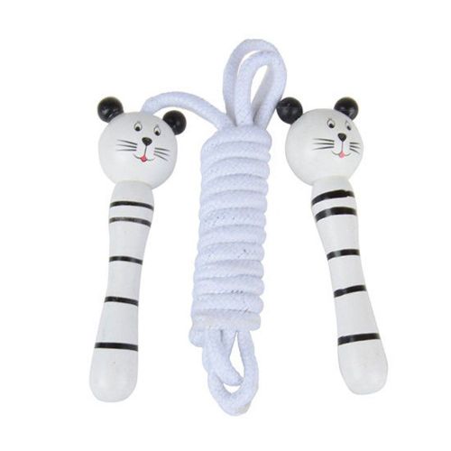 Mvi Manche En Bois Pour Enfants Corde À Sauter Animal Colore Dessin Anime Zoo