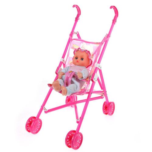 Mvi Poupees Buggy Poussette Poussette Landau Pliable Jouet Poupee Landau Bebe Poupee