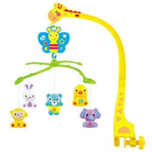 Mvi 4 En 1 Berceau Musical Mobile Lit Cloche Animal Bebe Hochet Support Rotatif Jouets Girafe Support Liquidation Boîte À Musique C