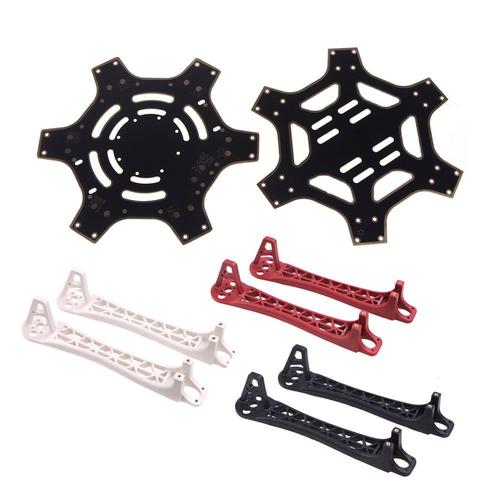 Mvi F550 Quadrirotor Multirotor Hexacopter Kit Cadre Pour Dji Kk Mk Mwc Partie Noir + Rouge + Blanc-Générique