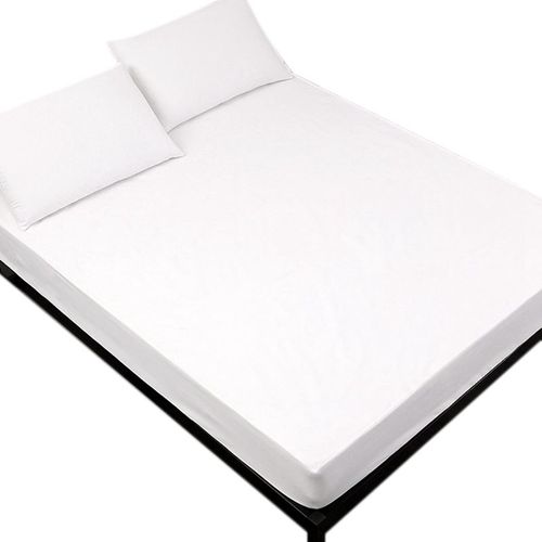 Mvi Couverture De Matelas De Lit De Couleur Unie Impermeable À L'eau De Protection De Matelas