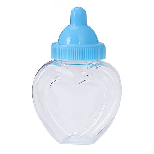 Mvi 1 Pieces Bebe Douche Fête Favours Decoration Bonbons Remplissage Bouteilles (Bleu)