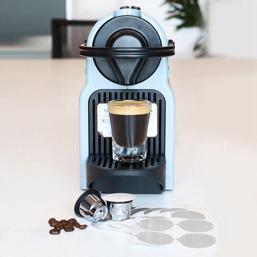 MVI 1 dosettes 100 joints inox rechargeable Nespresso cafe Capsule