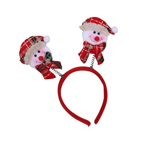 Mvi Noel Dessin Anime Vieil Homme Bonhomme De Neige Elk Ours Bandes De Cheveux Pour Les Femmes Filles Mignonnes Enfants Cheveux Acc