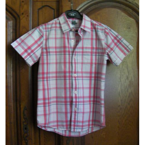 Chemise Carreaux Zara - Taille 7/8 Ans