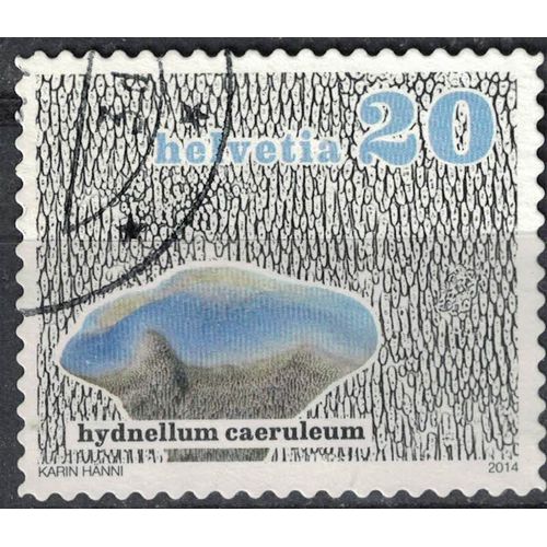 Suisse 2014 Oblitéré Rond Used Champignon Hydnellum Caeruleum Su