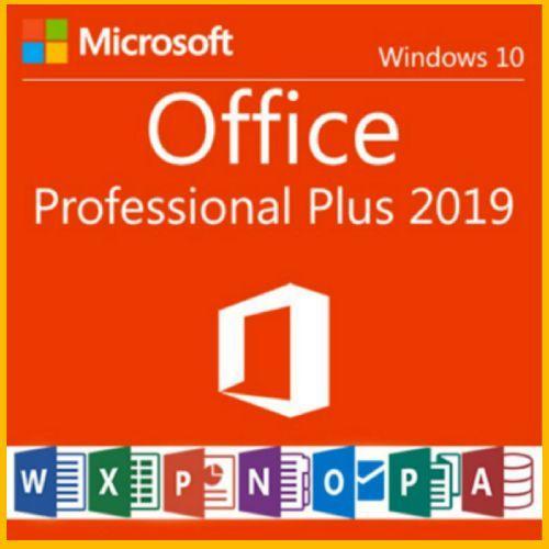 Microsoft Office 2019 Professionnel - Neuf & Authentique - En Téléchargement -A Vie