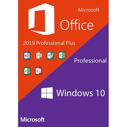 Windows 10 Pro + Office 2019 Pro Plus Livraison 30 Mn