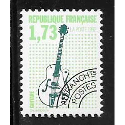 Timbre Préoblitéré Neuf De 1992,N°224 Guitare Électrique 1f73.