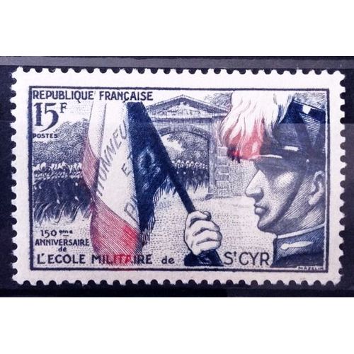 Ecole Militaire Saint-Cyr 15f (Impeccable N° 996) Neuf** Luxe (= Sans Trace De Charnière) - France Année 1954 - N11105