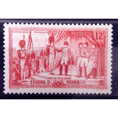 Légion D'honneur - 150ème Anniversaire - 12f Rouge (Impeccable N° 997) Neuf** Luxe (= Sans Trace De Charnière) - France Année 1954 - N11110