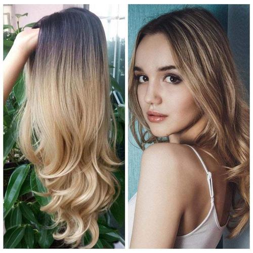 Perruque Luxe Sexy Adulte Femme Cheveux Longs Brune Blonde Wigs Déguisement 
