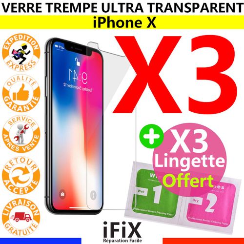 Protection Ecran Iphone X (X3)