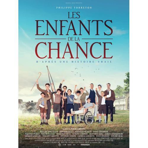 Les Enfants De La Chance - Véritable Affiche De Cinéma Pliée - Format 40x60 Cm - De Malik Chibane Avec Matteo Perez, Philippe Torreton, Pauline Cheviller - 2016