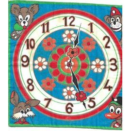 Mouchoir Dessin Horloge - Offert Par Cousssineige