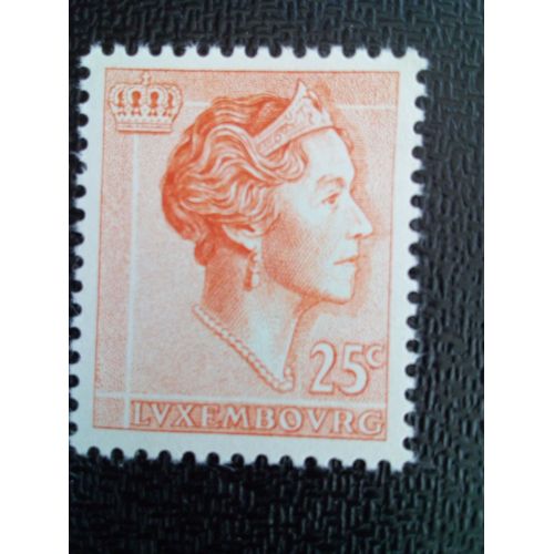 Timbre Luxembourg Yt 580 C Grande-Duchesse Charlotte 1964 ( 30304 )