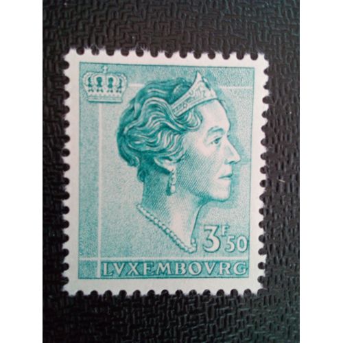 Timbre Luxembourg Yt 585 B Grande-Duchesse Charlotte 1964 ( 30304 )