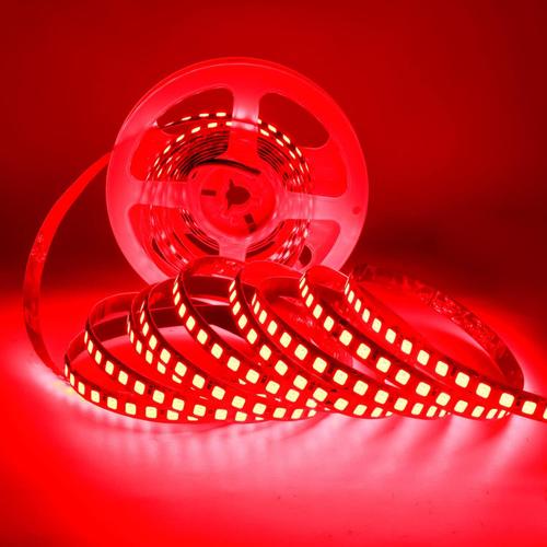 Ruban Led 12v, Bande Led Rouge 5m 5054 Ip20 120 Leds/M, Total 600 Leds Bande Lumineuse Led Super Brillante Néon Led Lumières De Bande Pour Chambre, Décoration De Cuisine