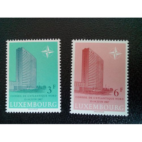 Timbre Luxembourg Yt 702 - 703 Séries: N.A.T.O. 1967 ( 30304 )