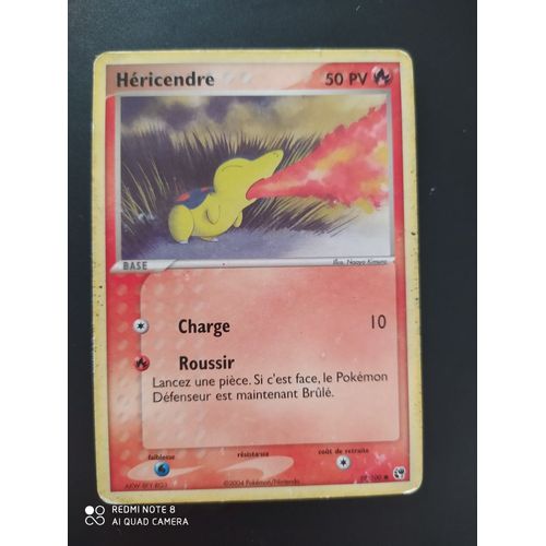 Carte Pokémon Hericendre 59/100