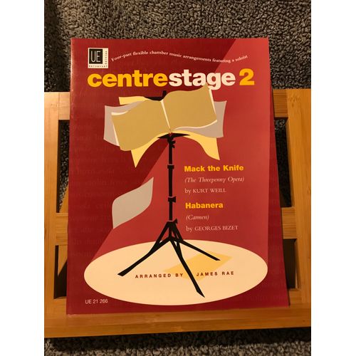 James Rae Centrestage 2 Partition 4 Voix Piano Éditions Universal Bizet / Weill