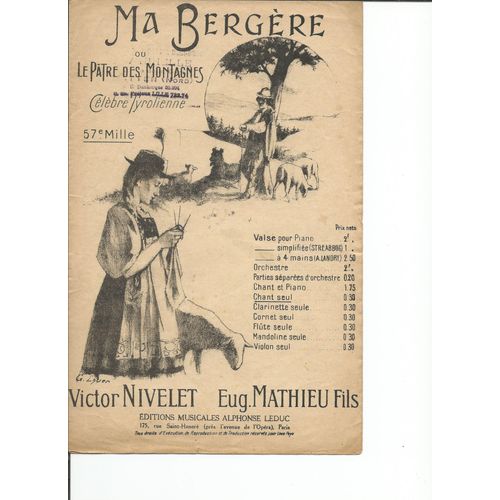 Ma Bergère Ou Le Pâtre Des Montagnes