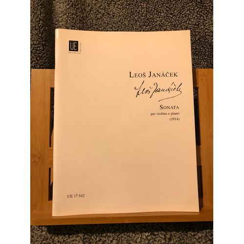 Janacek Sonata Pour Violon Et Piano Piano Éd. Universal Ue 17542