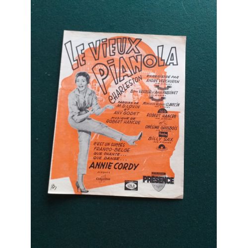 Le Vieux Pianola, Annie Cordy,
