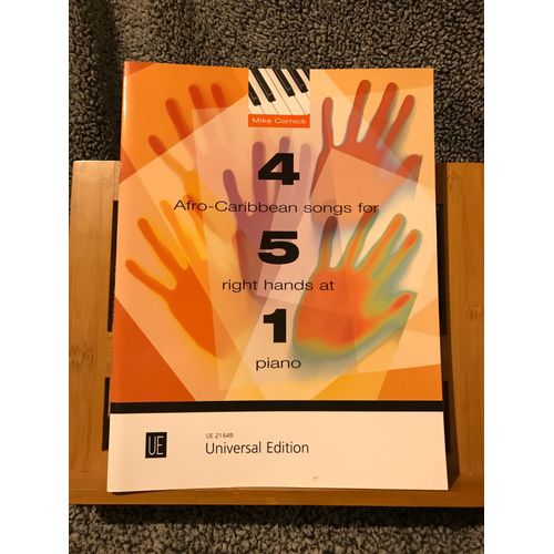 Mike Cornick 4 Afro-Caribbean Songs Partition 5 Mains 1 Piano Éd. Universal