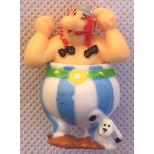 Figurine Kinder Obélix Et Idéfix, Astérix Et Les Vikings, Obélix, Bd, Uderzo, Goscinny, Bande Dessinée,