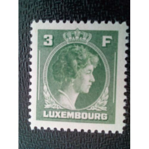 Timbre Luxembourg Yt 351 Grande-Duchesse Charlotte 1946 ( 30304 )