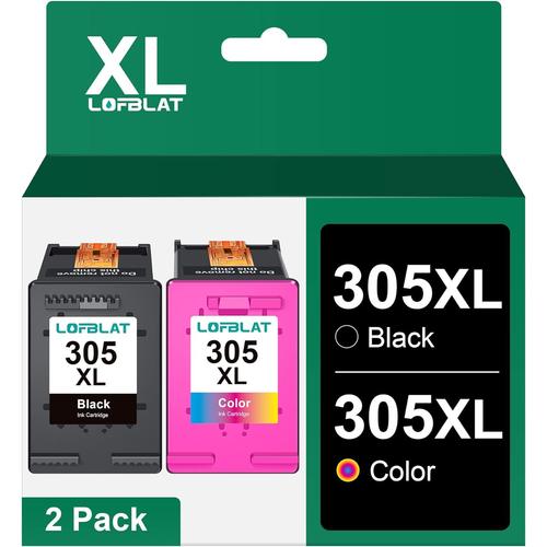 305XL Cartouches d'encre pour HP 305 XL Cartouches pour HP DeskJet 2700 2710 2720 DeskJet Plus 4110 4120 Envy 6010 6020 6032 Envy Pro 6400 6420