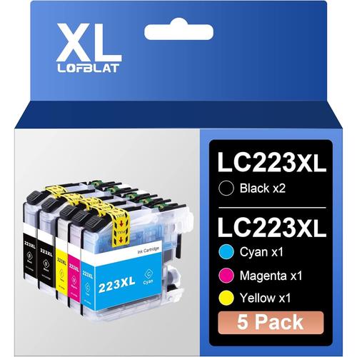 LC223 XL Cartouches d'encre compatibles avec Brother LC-223 XL LC-223VALBP,pour Brother MFC J5320DW J4420DW J4620DW J480DW J5620DW J5720DW J680DW J4625DW J880DW J5625DW DCP J4120 DW J562. DW