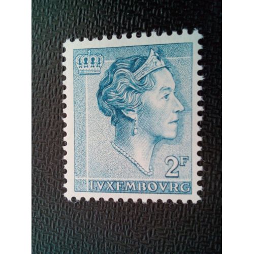 Timbre Luxembourg Yt 584 A Grande-Duchesse Charlotte 1961 ( 30304 )