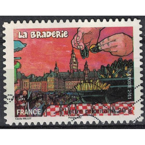 France 2011 Oblitéré Used La Braderie De Lille Y&t 568 Su