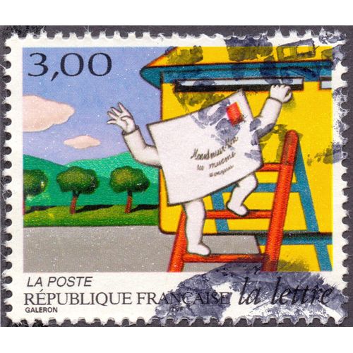 Timbre Les Journées De La Lettre.France.1997.