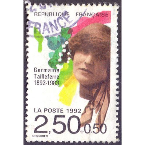 Timbre Germaine Tailleferre,1892-1983.France.1992