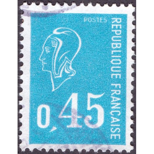 Timbre Marianne 0,45 République Française.1971