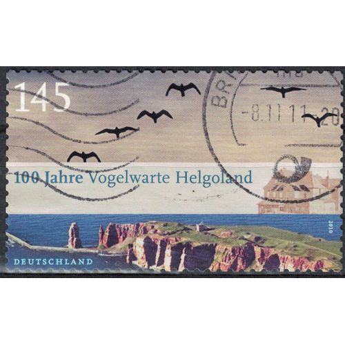 Allemagne 2010 Oblitéré Used Observatoire Des Oiseaux Helgoland Su