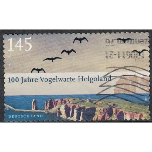 Allemagne 2010 Oblitéré Used Observatoire Des Oiseaux Helgoland Su