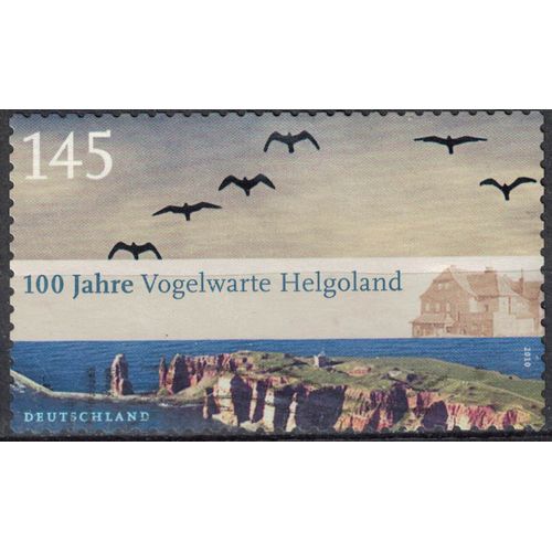 Allemagne 2010 Oblitéré Used Observatoire Des Oiseaux Helgoland Su