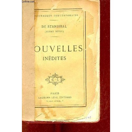 Nouvelles Inédites.